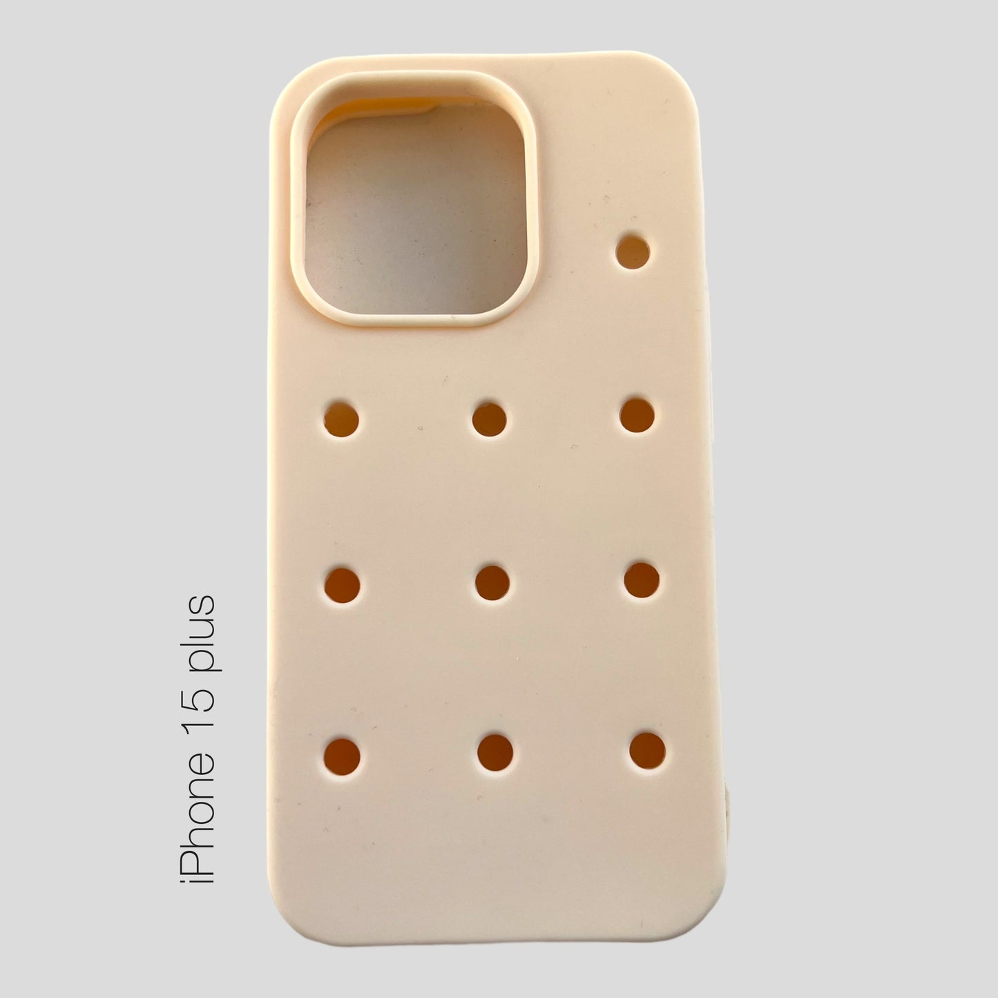 Beige | iPhone 15 Plus Charm Case