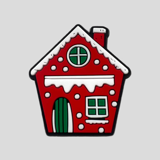 Gingerbread House Red | Christmas