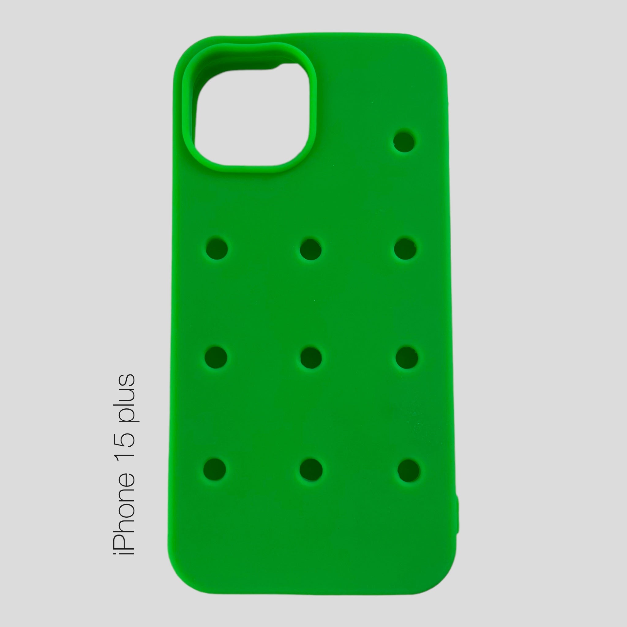 Green iPhone 15 Plus Charm Case