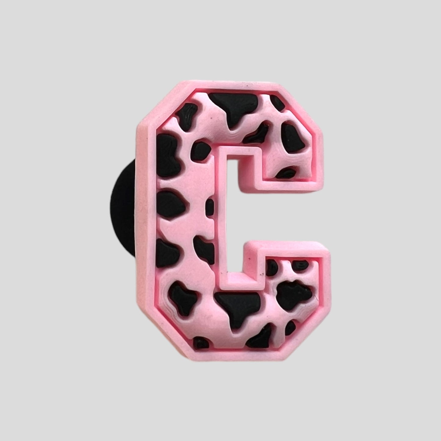 C | Pink Leopard Print Letters