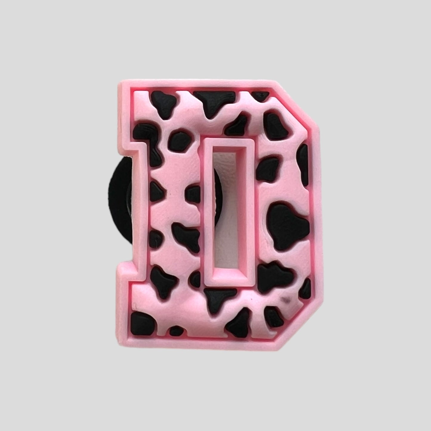 D | Pink Leopard Print Letters
