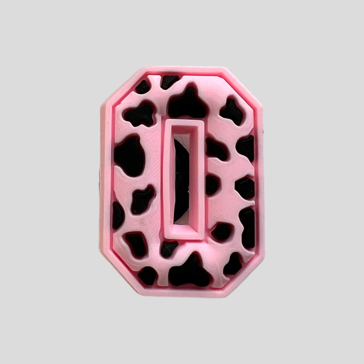 O | Pink Leopard Print Letters