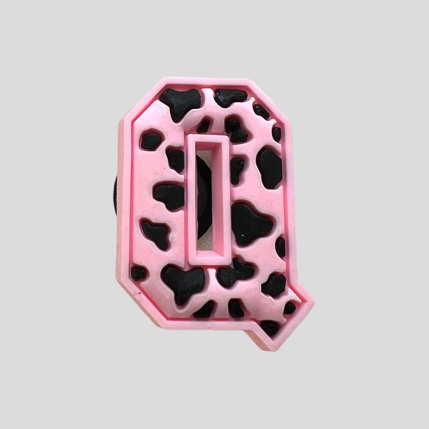 Q | Pink Leopard Print Letters