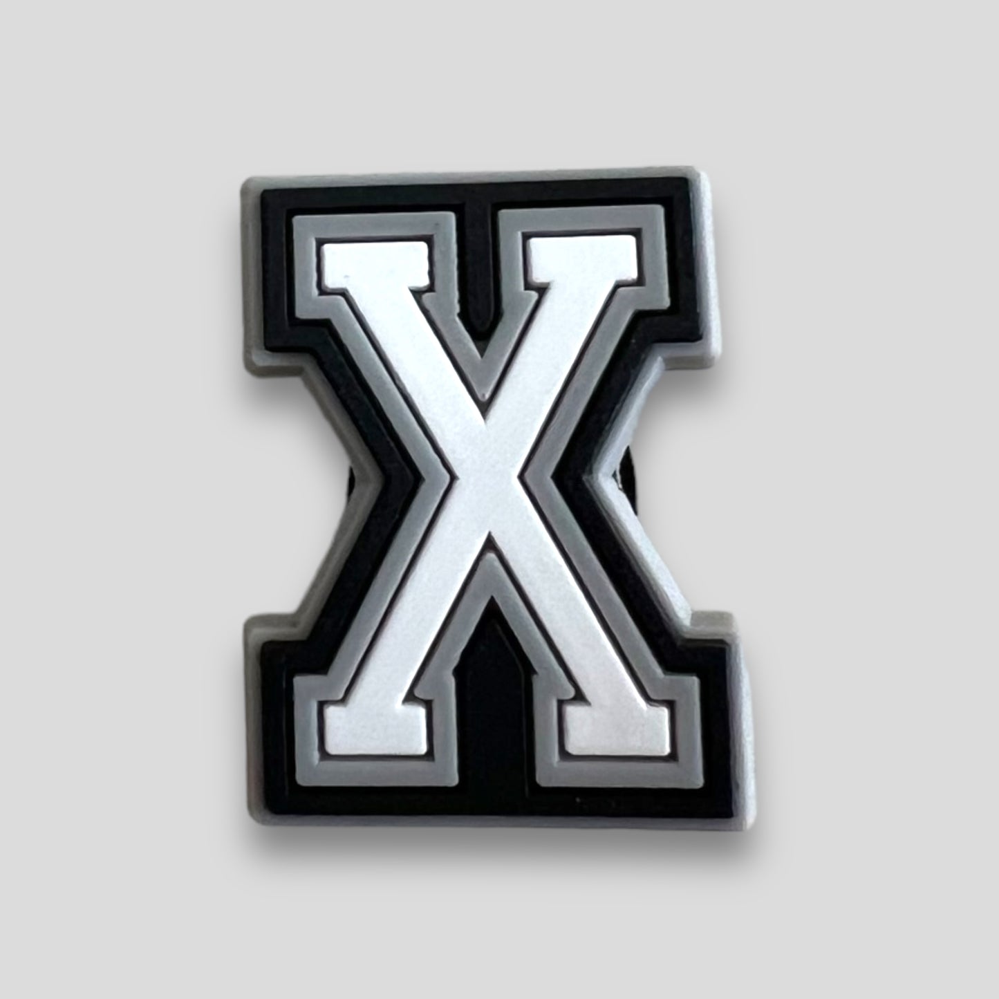 X | Black & White Letters