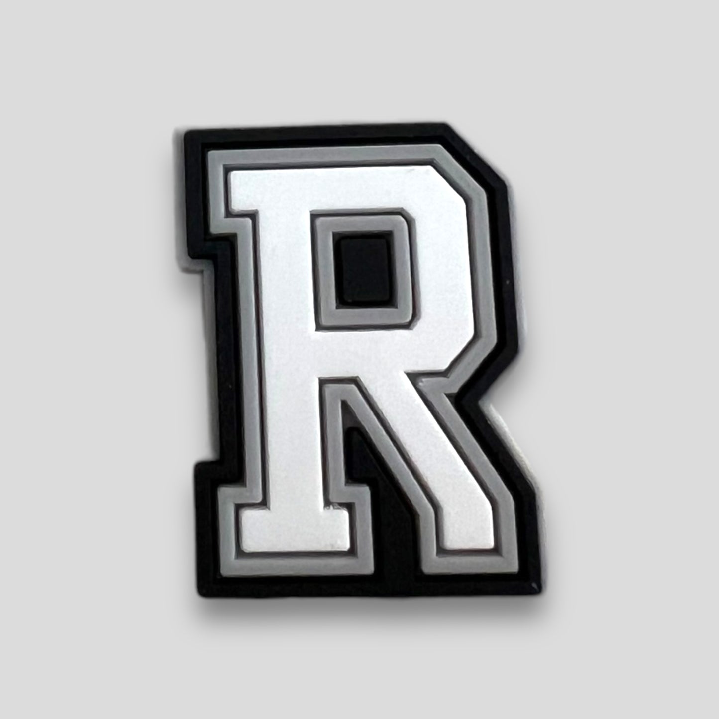 R | Black & White Letters