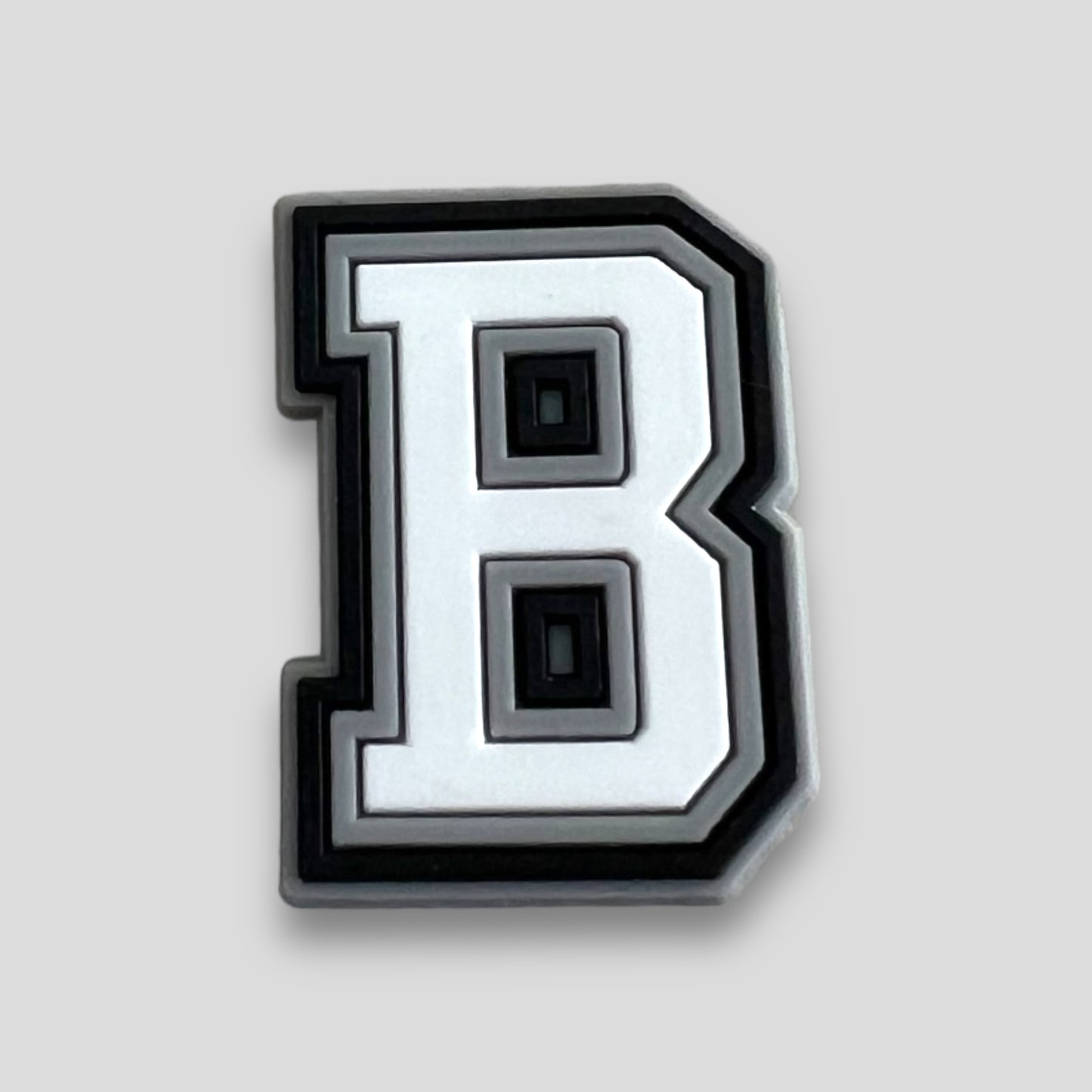B | Black & White Letters