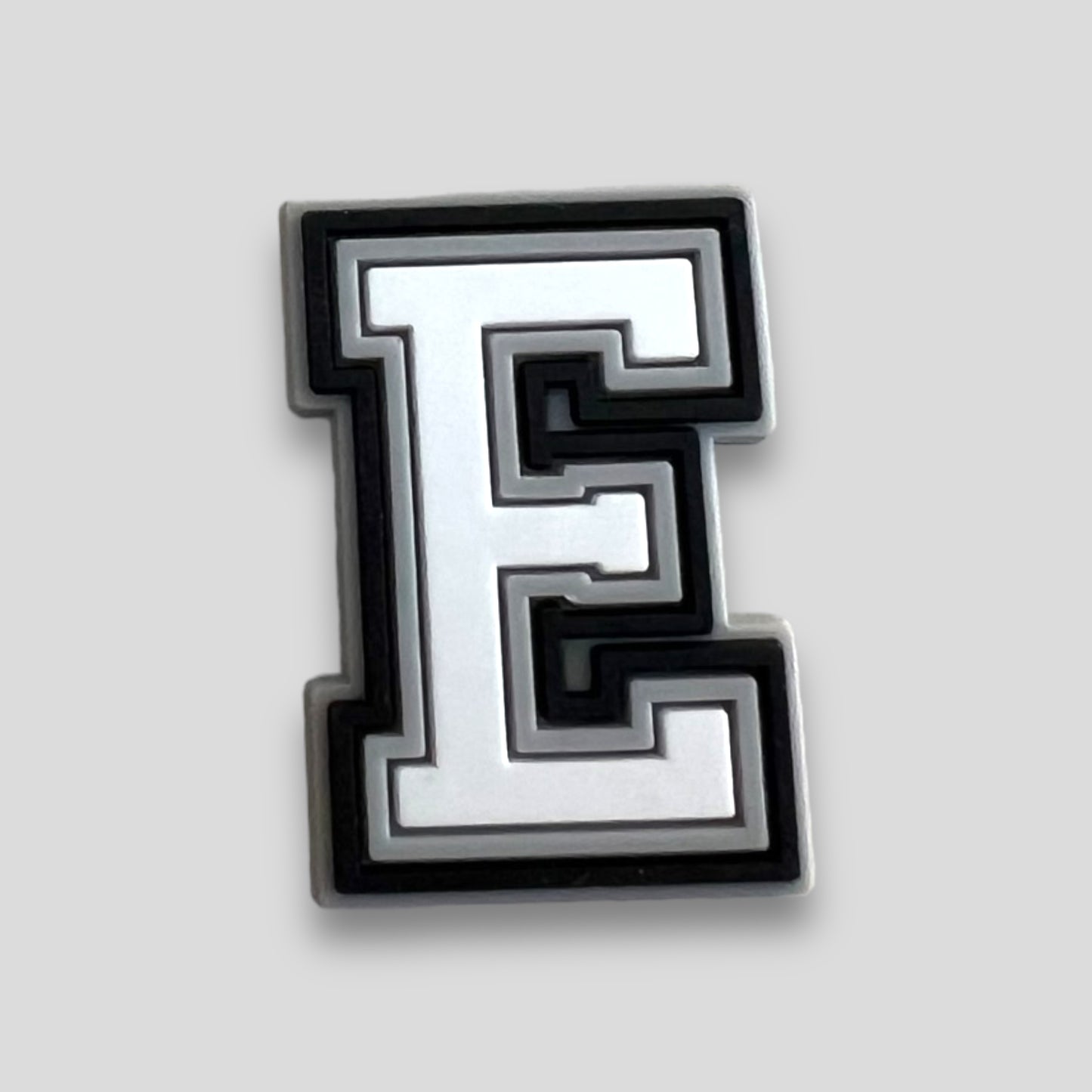 E | Black & White Letters