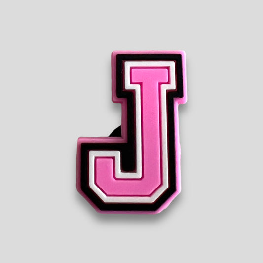 J | Pink Letters