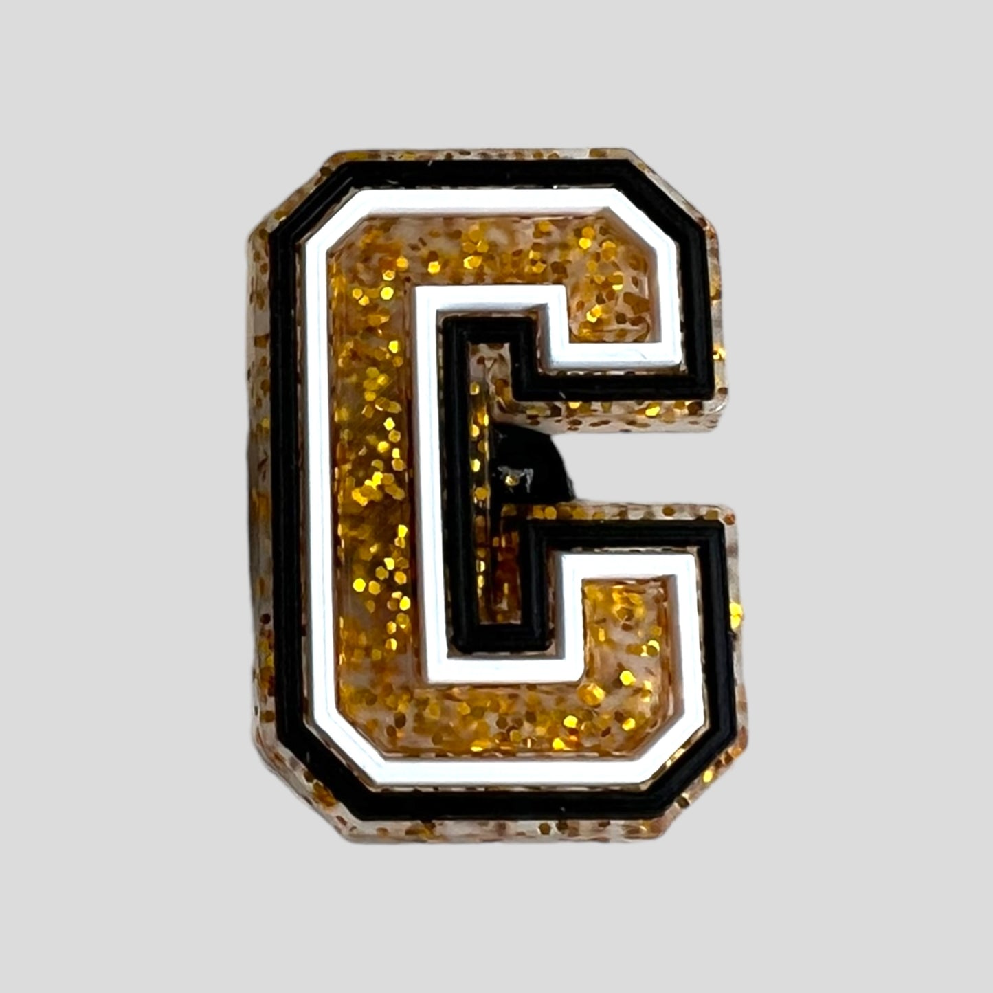 C | Gold Glitter Letters