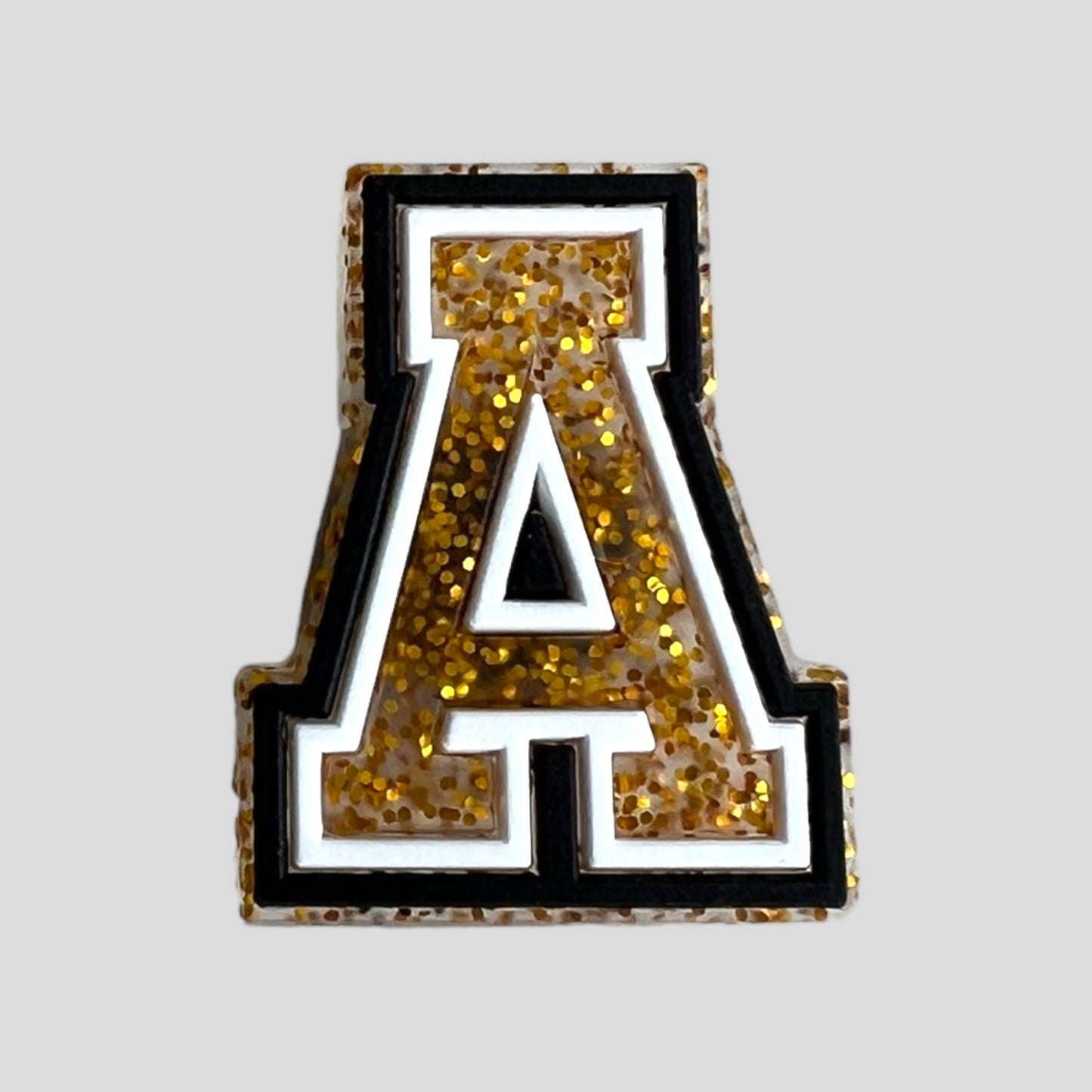A | Gold Glitter Letters
