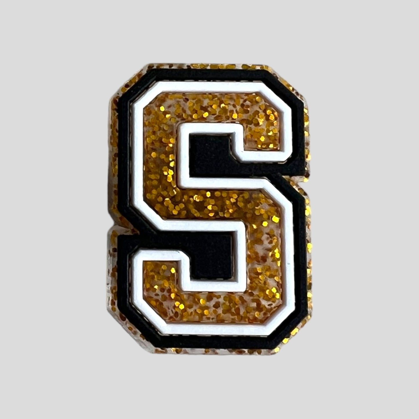 S | Gold Glitter Letters