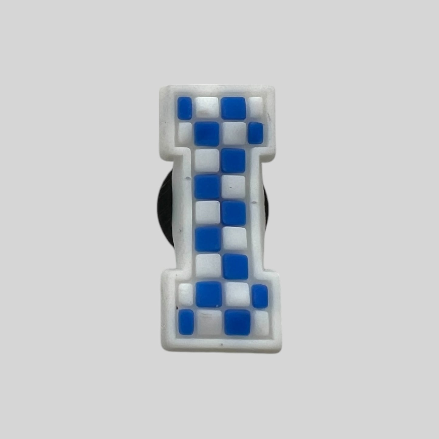 I | Blue Chequered Letters