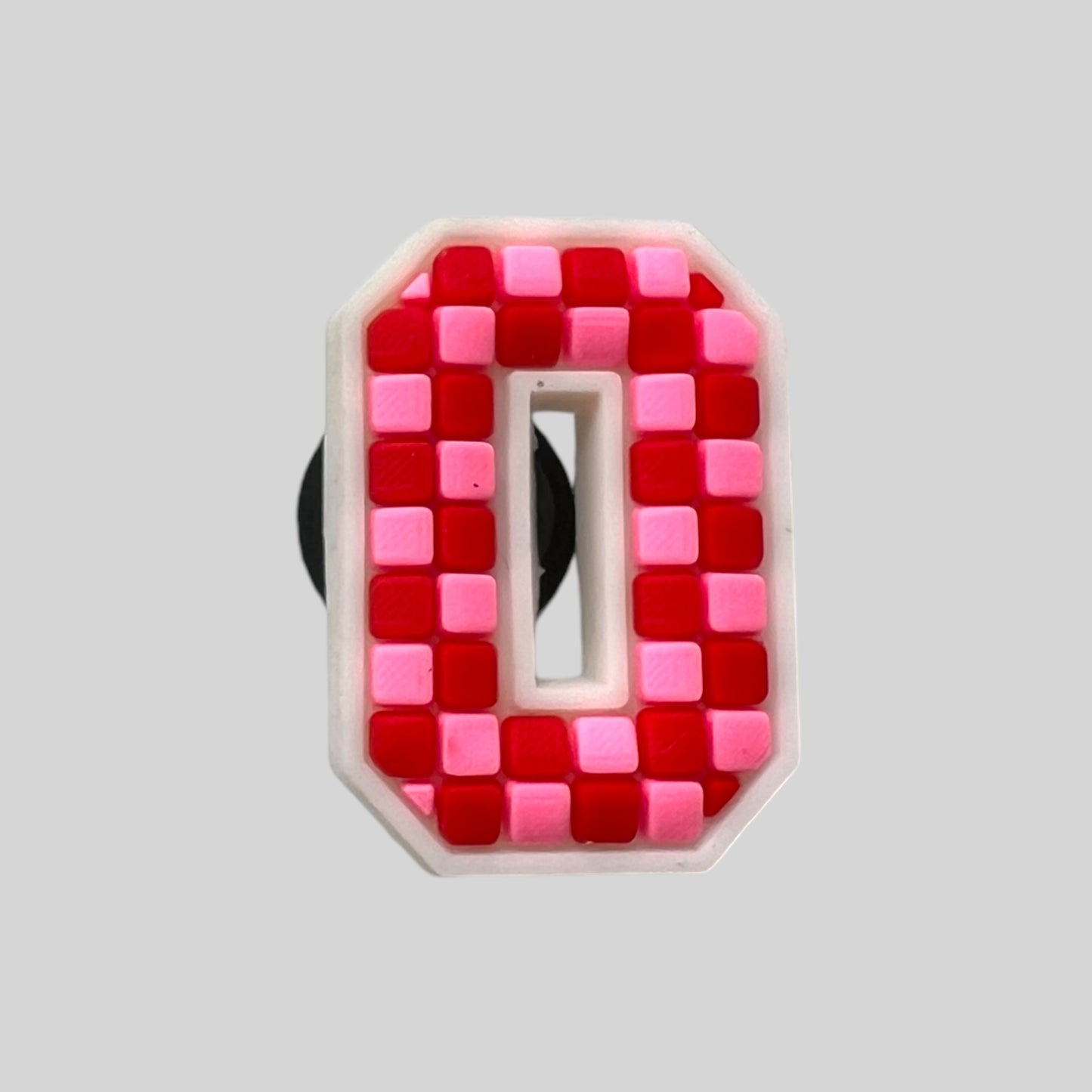 O | Pink Chequered Letters