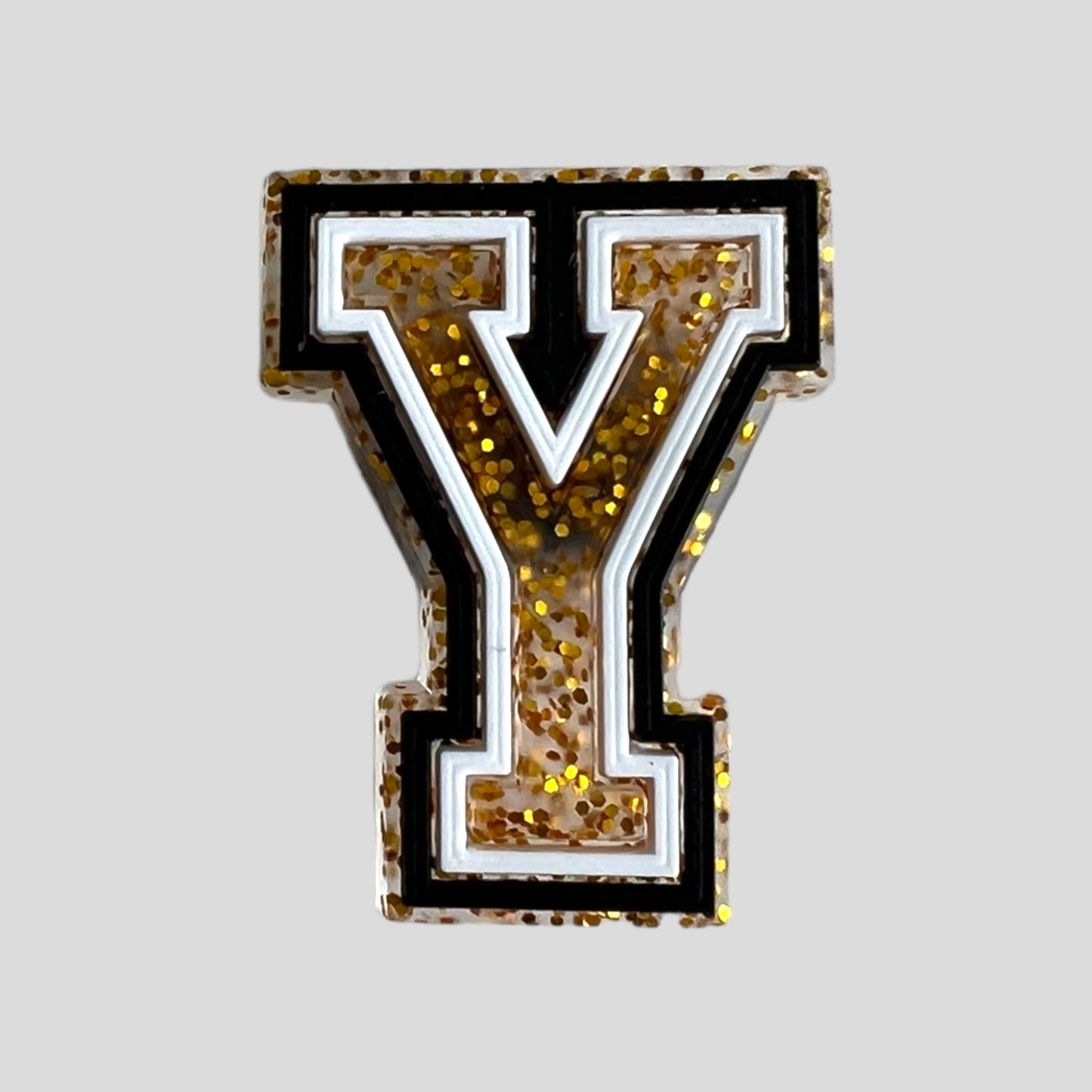 Y | Gold Glitter Letters