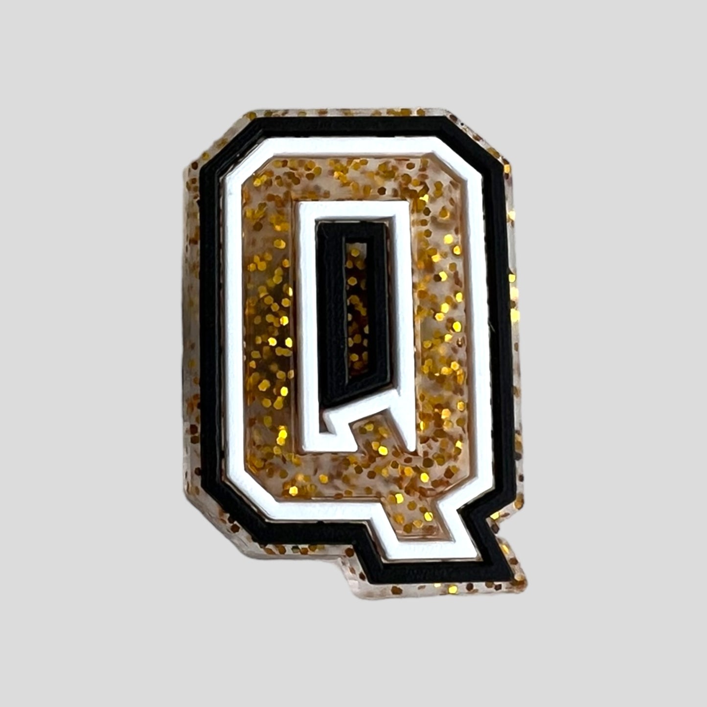 Q | Gold Glitter Letters