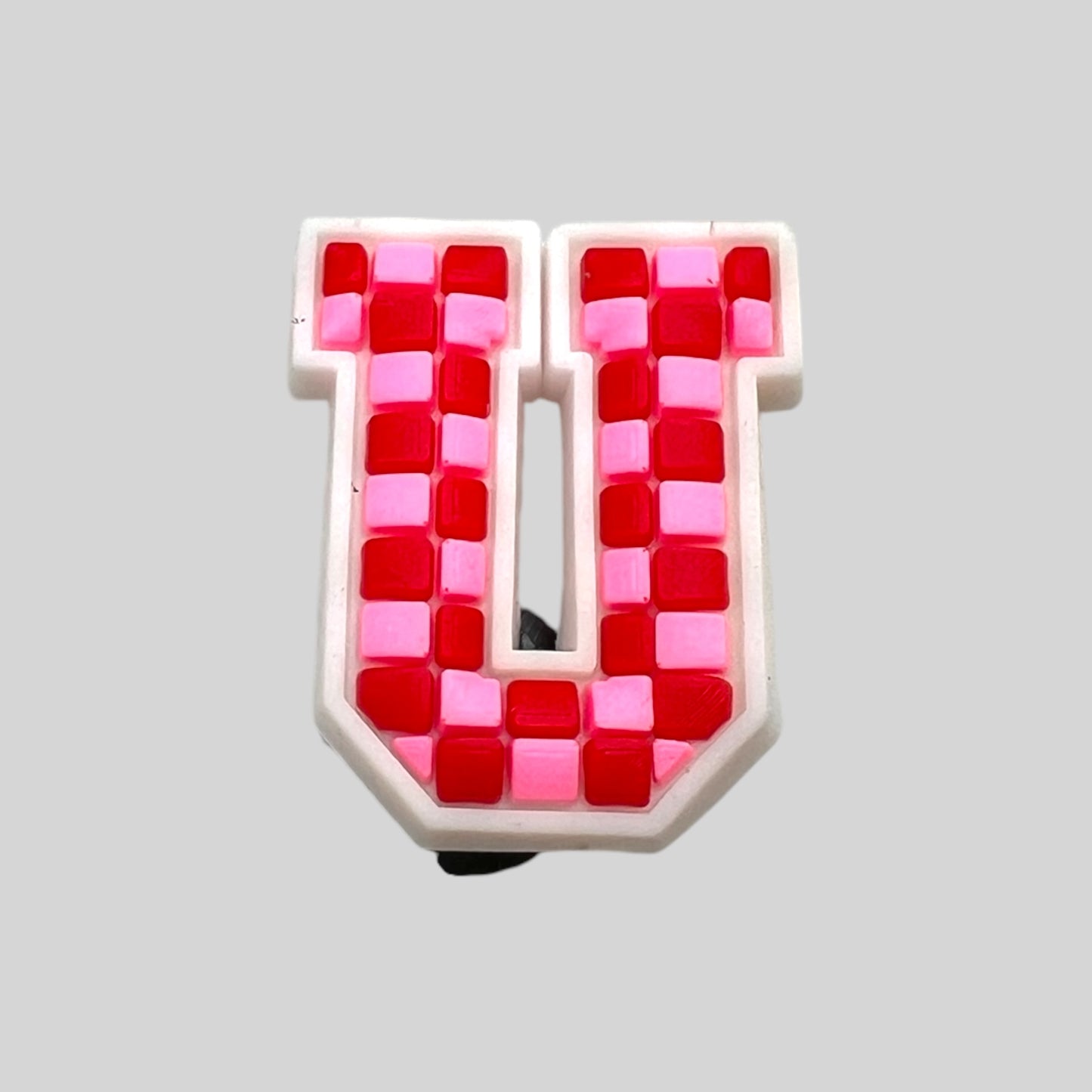 U | Pink Chequered Letters