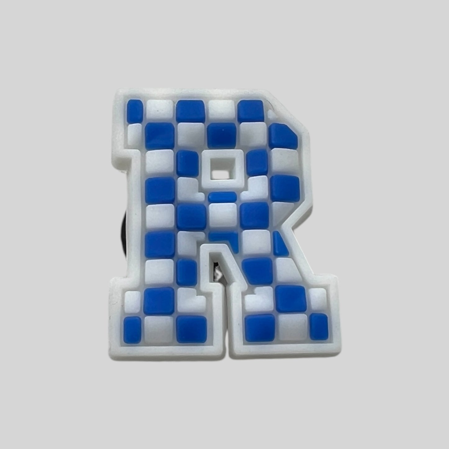 R | Blue Chequered Letters